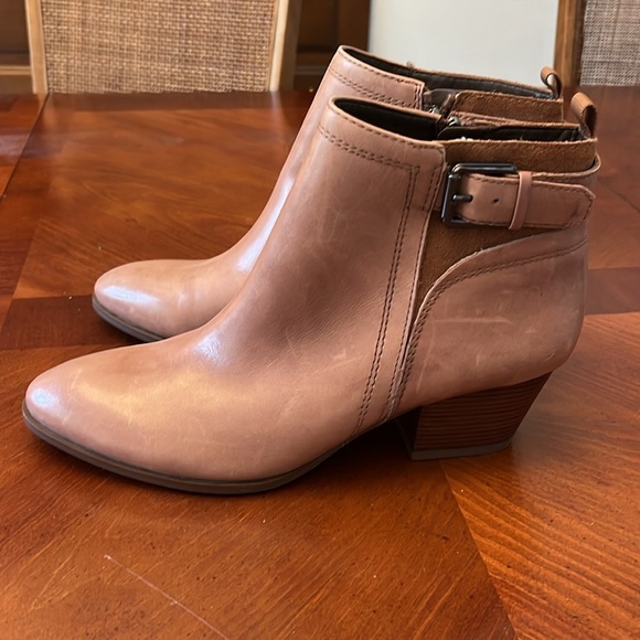 FRANCO SARTO Women’s Leather Boots Tan 7.5 - Picture 4 of 7